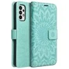 Forcell Oem MEZZO Book dėklas skirtas Samsung Galaxy A32 LTE ( 4G ) mandala žalios spalvos