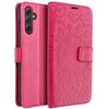 Telefono dėklas Oem MEZZO Book skirtas Samsung A34 5G, rožinės spalvos