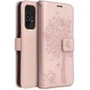 Oem MEZZO Book dėklas skirtas Samsung Galaxy A53 5G medžio rose auksinis