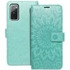 Forcell Oem MEZZO Book dėklas skirtas Samsung Galaxy S20 FE / S20 FE 5G mandala žalios spalvos