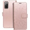 Forcell Oem MEZZO Book dėklas skirtas Samsung Galaxy S20 FE / S20 FE 5G mandala rožinio aukso spalvos
