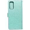 Forcell Oem MEZZO Book dėklas skirtas Samsung Galaxy S20 FE / S20 FE 5G mandala žalios spalvos