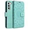 Forcell Oem MEZZO Book dėklas skirtas Samsung Galaxy S22 mandala žalios spalvos