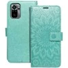Forcell Oem MEZZO Book dėklas skirtas Xiaomi Mi 11 Lite 5G / Mi 11 Lite LTE ( 4G ) / Mi 11 Lite NE mandala žalios spalvos