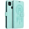 Forcell Oem MEZZO Book dėklas skirtas Xiaomi Redmi 9C / 9C NFC dreamcatcher žalios spalvos
