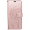 Forcell Oem MEZZO Book dėklas skirtas Xiaomi Redmi Note 10 Pro medžio rose auksinis