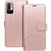 Forcell Oem MEZZO Book dėklas skirtas Xiaomi Redmi Note 10 5G / Poco M3 Pro / Poco M3 Pro 5G mandala rose auksinis