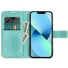 Forcell Oem MEZZO Book dėklas skirtas Xiaomi Redmi Note 10 5G / Poco M3 Pro / Poco M3 Pro 5G mandala žalios spalvos