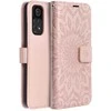 Forcell Oem MEZZO Book dėklas skirtas Xiaomi Redmi Note 11 / 11S mandala rožinio aukso spalvos