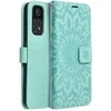 Forcell Oem MEZZO Book dėklas skirtas Xiaomi Redmi Note 11 / 11S mandala žalios spalvos
