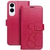 Oem MEZZO Book dėklas skirtas Samsung Galaxy S25 Edge teddy bear magenta