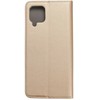 Dėklas Oem SMART CASE Book skirtas Samsung Galaxy A12 / M12 aukso spalvos