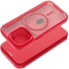Dėklas Oem Flip case for iPhone 16 PRO MAX Smart Mag compatible with MagSafe red