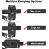 Oem Vertical universalus dėklas OXFORD modelis 3 skirtas Apple iPhone 11 / 11 PRO / 12 / 12 PRO / 13 / 13 PRO / Samsung Galaxy A10 / A41 / A50 / A51 / HUAWEI P30 LITE / P40 / P8 / P9 LITE juodos spalvos