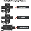 Oem Vertical universalus dėklas OXFORD modelis 2 skirtas Apple iPhone 6 / 7 / 8 / 12 MINI / 13 MINI / Samsung Galaxy A40 / S5 juodos spalvos