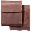 Dėklas Oem ROYAL Crazy Horse universal horizontal leather belt holster size V skirtas Samsung Galaxy FLIP 1 / 2 / 3 / 4 / Huawei P50 Pocket / Motorola RAZR 5G rudos spalvos