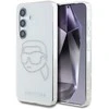 Karl Lagerfeld dėklas skirtas Samsung Galaxy S25 KLHCS25SHKHDCELT (IML Rhinestones K Head) skaidrus