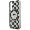 Dėklas Karl Lagerfeld sagutė Karl & Choupette Heads On KL Pattern MagSafe Samsung Galaxy