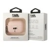 Karl Lagerfeld KLAP2RUNIKP AirPods Pro 2(2022/2023) dėklas rožinės spalvos Silicone Karl Head 3D