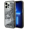 Apple iPhone 13 Pro Karl Lagerfeld dėklas Liquid Glitter Choupette (KLHCP13LLKCNSK) skaidrus