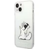 Karl Lagerfeld dėklas, skirtas iPhone 14 Plus 6,7 KLHCP14MCFNRC permatomas kietas dėklas Choupette Fun