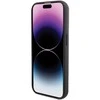 Apple iPhone 14 Pro Karl Lagerfeld dėklas Gripstand Saffiano Choupette Pins (KLHCP14LGSACHPK) juodos spalvos