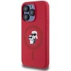 Karl Lagerfeld KLHMP15LSCMKCRHR Apple iPhone 15 Pro 6.1″ red kietas dėklas Silicone Karl&Choupette Heads Ring