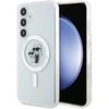 Samsung Galaxy S24 Karl Lagerfeld Dėklas IML Karl&Choupette MagSafe (KLHMS24SHGKCNOT) skaidrus