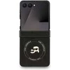 Karl Lagerfeld Karl&Choupette Pins MagSafe dėklas skirtas Samsung Galaxy Z Flip7 juodos spalvos