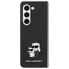 Karl Lagerfeld KLHCZFD5SAKCNPK Z Fold5F946 kietas dėklas juodos spalvos Saffiano Karl&Choupette Pin
