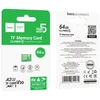 Atminties kortelė Micro SD 64GB class 10 UH-1 U3 V30 A2 Hoco žalias