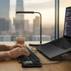 su laidu klaviatūra USB A/USB C QWERTY Dual (Mac/Windows) Satechi Slim LX3 su laidu space juodas