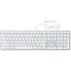 su laidu klaviatūra USB A/USB C QWERTY Dual (Mac/Windows) Satechi Slim LX3 su laidu sidabrinis