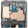 Zila LCD ekranas SAMSUNG S20 4G pilkas SOFT OLED su rėmeliu