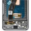 Zila LCD ekranas SAMSUNG S20 4G pilkas SOFT OLED su rėmeliu