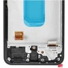 Zila LCD ekranas, skirtas SAMSUNG A34 HARD OLED, su rėmeliu