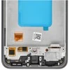Zila LCD ekranas, skirtas SAMSUNG A36 5G HARD OLED, su rėmeliu