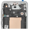 Zila LCD ekranas, skirtas SAMSUNG A56 5G HARD OLED, su rėmeliu