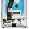 LCD ekranas, skirtas SAMSUNG S20 4G, baltas, minkštas OLED su rėmeliu