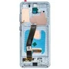 Zila Mėlyna LCD ekranas, skirtas SAMSUNG S20 4G, mėlynas, minkštas OLED su rėmeliu