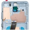 Zila Mėlyna LCD ekranas, skirtas SAMSUNG S20 4G, mėlynas, minkštas OLED su rėmeliu