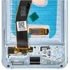 Zila Mėlyna LCD ekranas, skirtas SAMSUNG S20 4G, mėlynas, minkštas OLED su rėmeliu