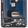 LCD ekranas, skirtas SAMSUNG S20 Plus, juodas, minkštas OLED su rėmeliu