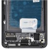 LCD ekranas, skirtas SAMSUNG S21 5G, pilkas, minkštas OLED su rėmeliu