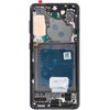 LCD ekranas, skirtas SAMSUNG S21 5G, pilkas, minkštas OLED su rėmeliu