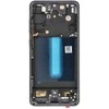 Zila LCD ekranas, skirtas „Samsung S21 FE“ kietajam OLED telefonui su rėmeliu
