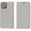 Oem „LUNA Book“ auksinis dėklas, skirtas „SAMSUNG S25 FE“, sidabrinis