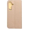 Dėklas Oem LUNA Book Gold skirtas Samsung Galaxy S25 aukso spalvos