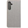 Dėklas Oem LUNA Book Gold skirtas Samsung Galaxy S25 Plus sidabro spalvos