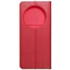 Forcell OEM LUNA Book auksinis dėklas Xiaomi Redmi 14C raudonas